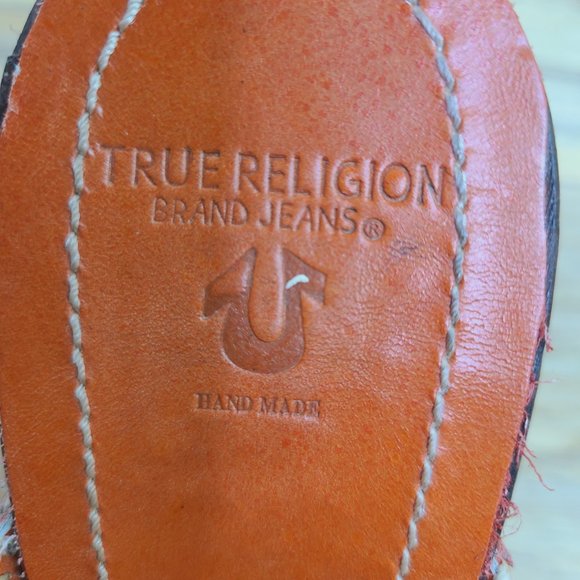 True Religion Peep Toe Platform Heels - Picture 7 of 8